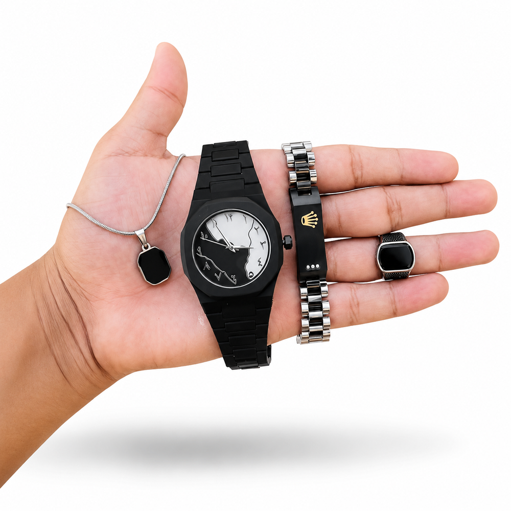 Pack of 4 Black Arabic Aura Deal