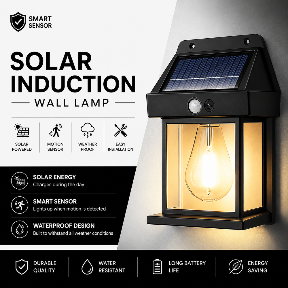 Solar Wall Lamp – Solar Sensor Outdoor Light