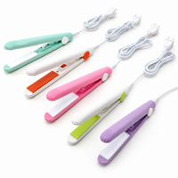 Portable Mini Ceramic Hair Straightener | Fast Heating Travel Size Hair Styling Iron for Smooth & Silky Hair