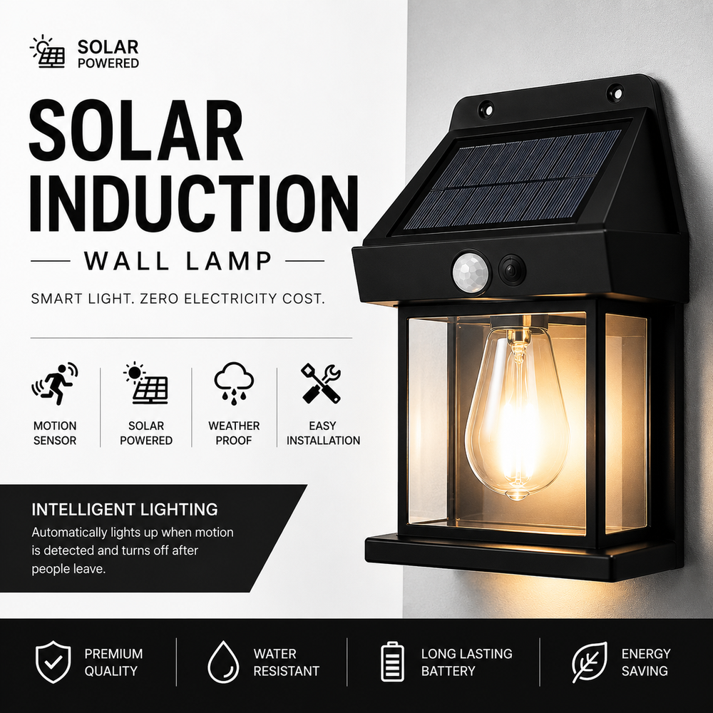 Solar Wall Lamp – Solar Sensor Outdoor Light
