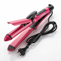 Nova Professional 2-in-1 Hair Curler and Straightener – Ceramic Coated
