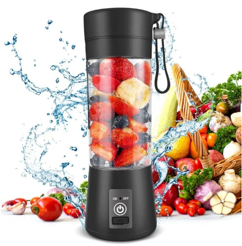 Portable Electric Juicer & Smoothie Maker 6-Blade Portable Travel Juicer Cup